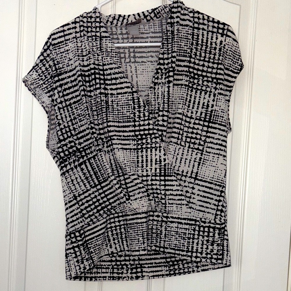 H&M Monochrome Geometric Women's Blouse